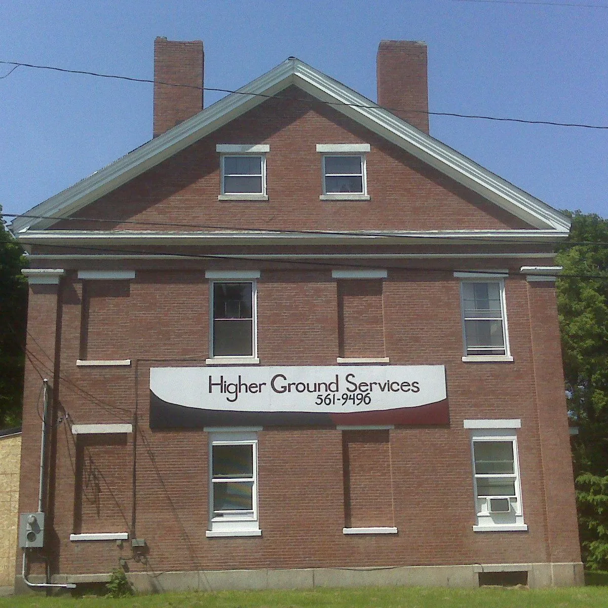 Higher Ground Services Brewer logo